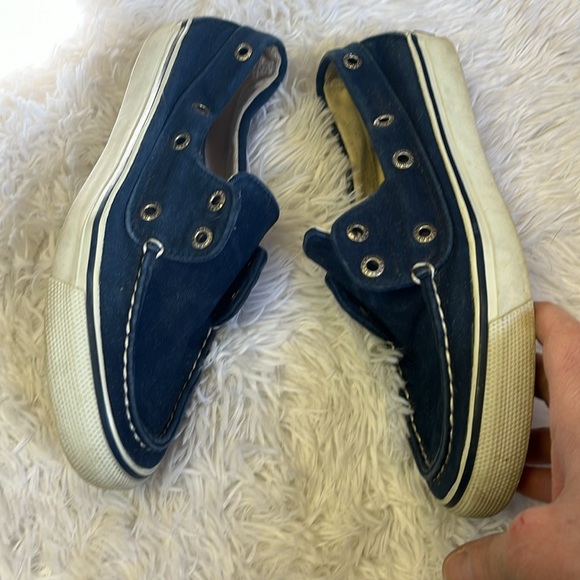SPERRY navy blue women's boat dock shoes 8.5 - Picture 3 of 7